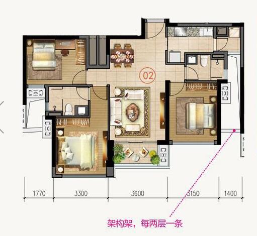 91短视频在线观看陶家装：佛山合景新鸿基·泷景100㎡新中式91短视频污下载黄色效果鉴赏